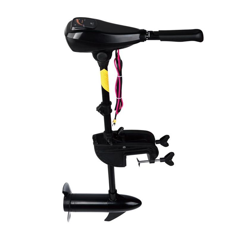 Side-mount electric trolling motor for kayaks